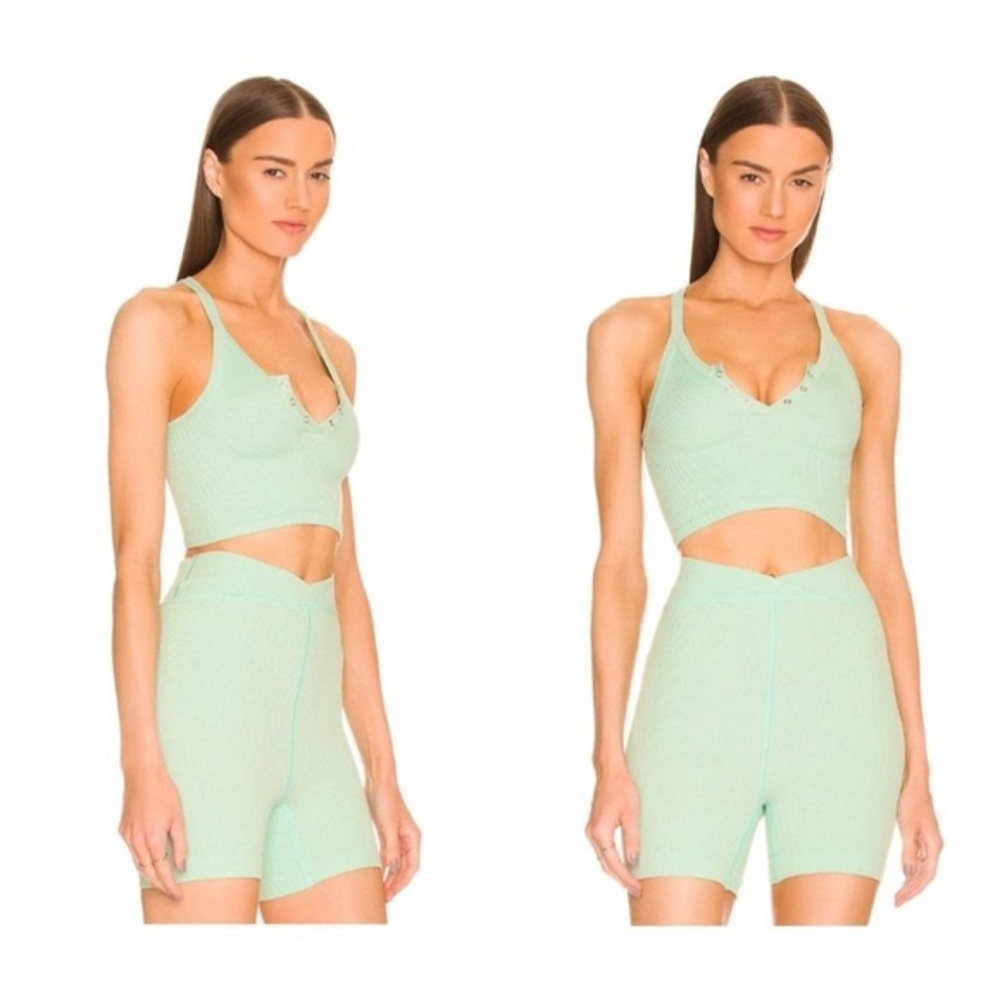 NWT free people free throw shorts size small women’s mint green